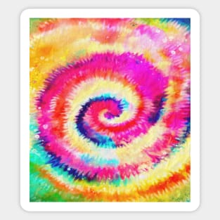 Crumpled Crepe Tie Dye Pattern Sticker